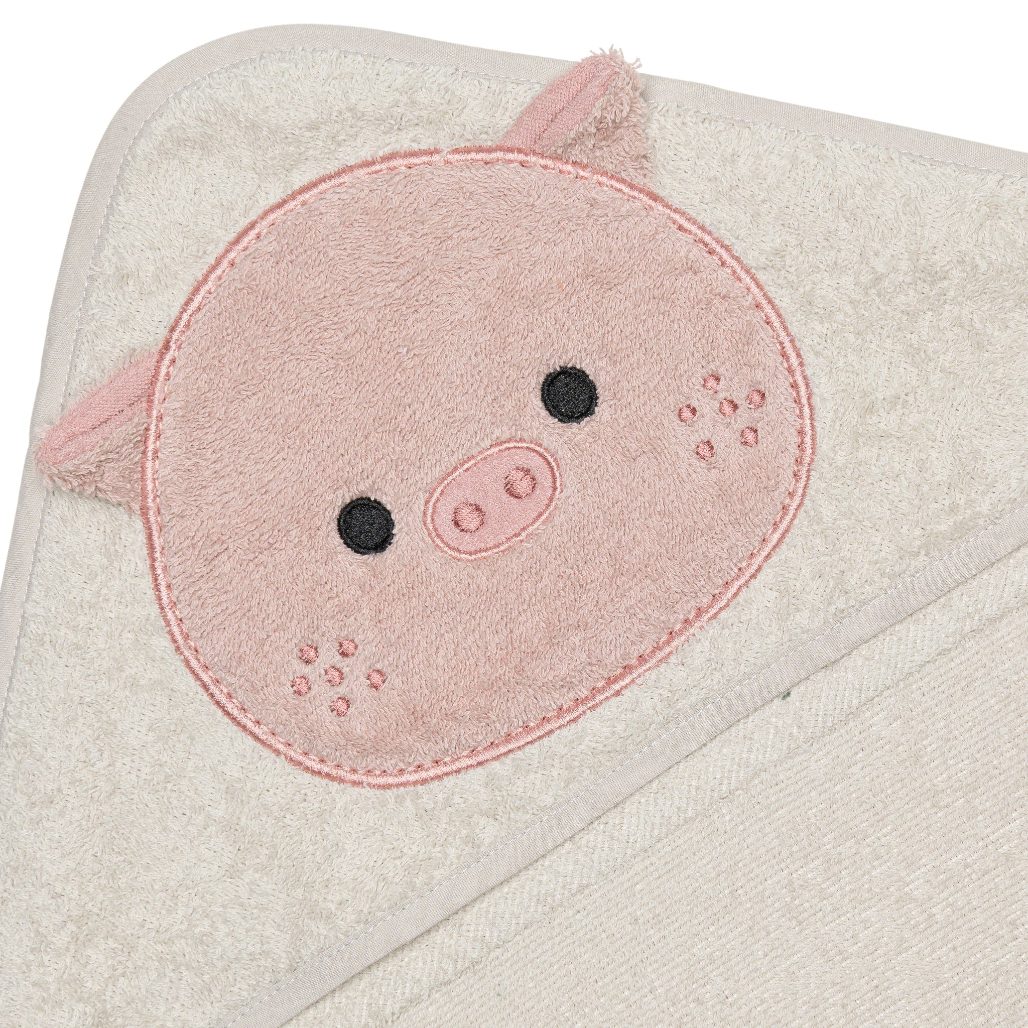 Serviette à capuchon (enfants) - Cochon