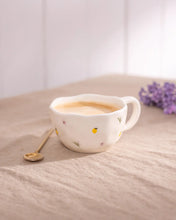 Tasse en céramique - Citrons et fleurs