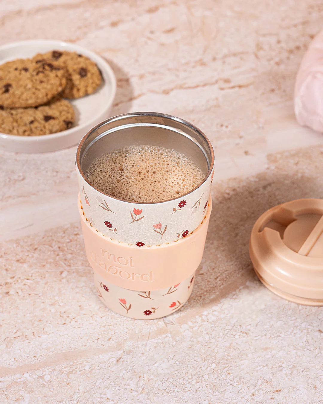 Tasse de voyage isotherme Mélange floral