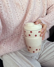Tasse de voyage isotherme Rayures florales