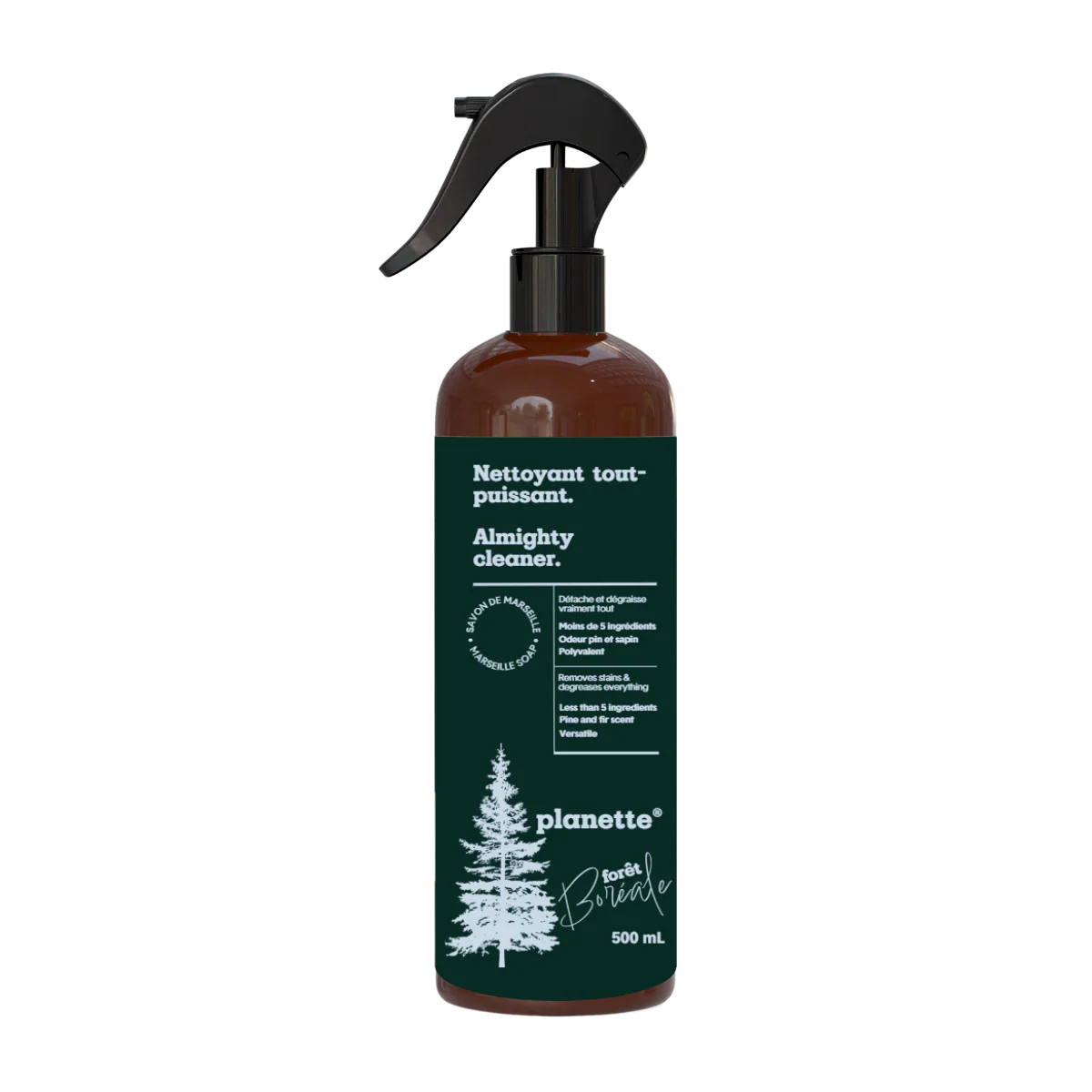Nettoyant Tout-Puissant Dégraissant Naturel - Boréal 500ml