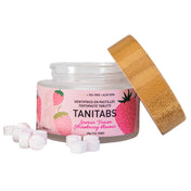 Dentifrice en pastilles. pot en verre réutlisable - Fraise  124 pastilles