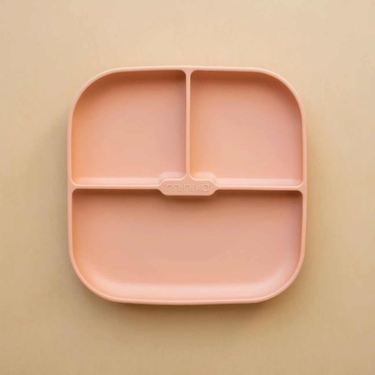 Assiette avec succion Minika - Blush