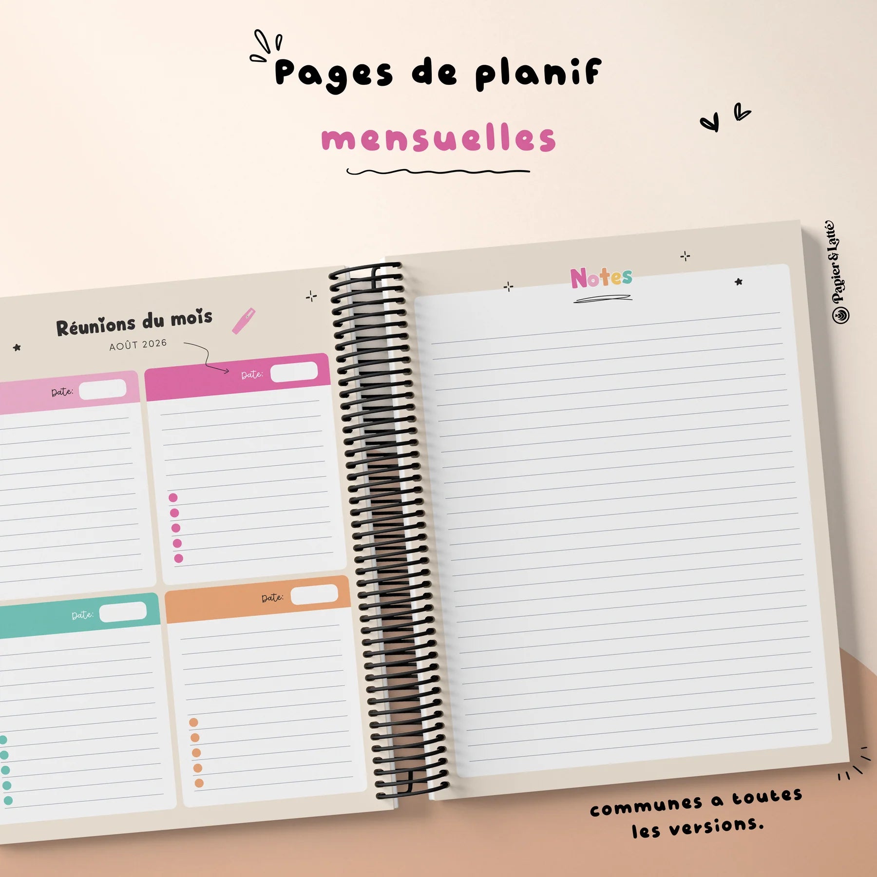 Planificateur pour enseignant 2026-2027 ( 5 périodes 3 Am- 2 Pm)