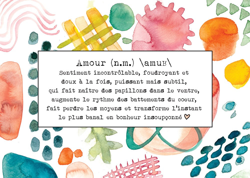 Carte de souhaits - Amour