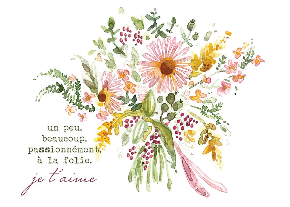Carte de souhaits - Je t'aime