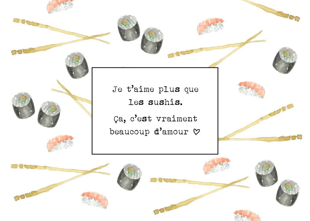 Carte de souhaits - Je t'aime