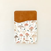 Porte-cartes en cuir à motif