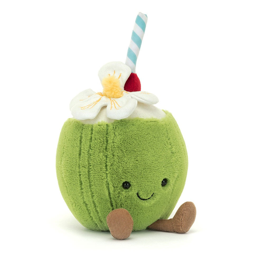 Peluche Jellycat - Amuseables noix de coco Aruba