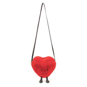 Sac à mains peluche - Coeur