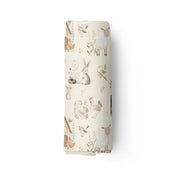 Couverture mousseline de bambou - Ferme rustique