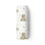 Couverture mousseline de bambou - Oursons papillons