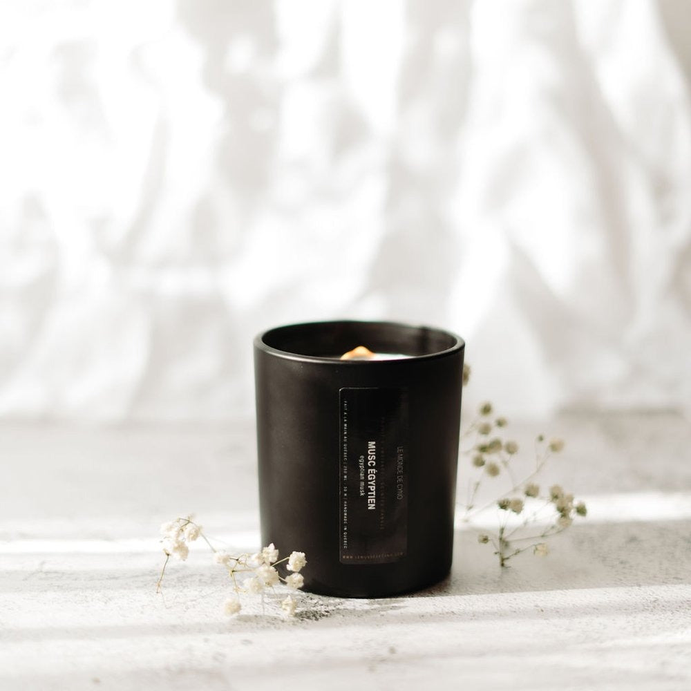 Chandelle-  Musc Égyptien Collection nocturne