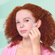 Masque pour enfant à la framboise bleue