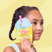 Masque pour enfant à la framboise bleue