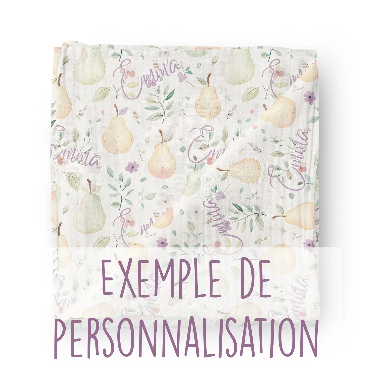 Couverture mousseline de bambou - Pirouette cacahuète