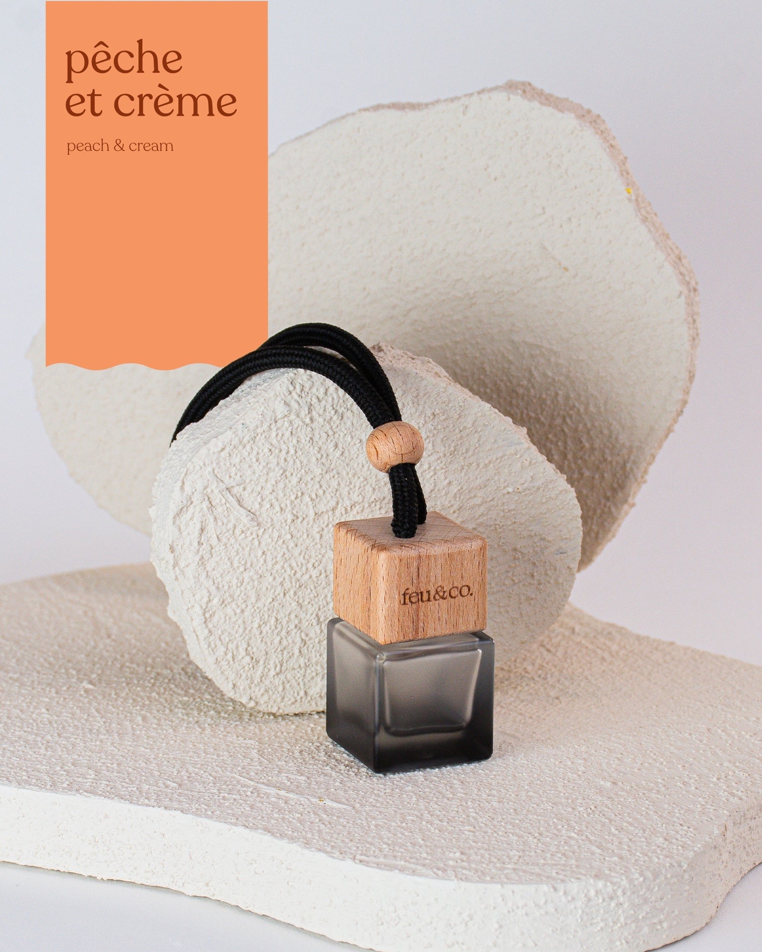 Diffuseur voiture - Pêche et crème