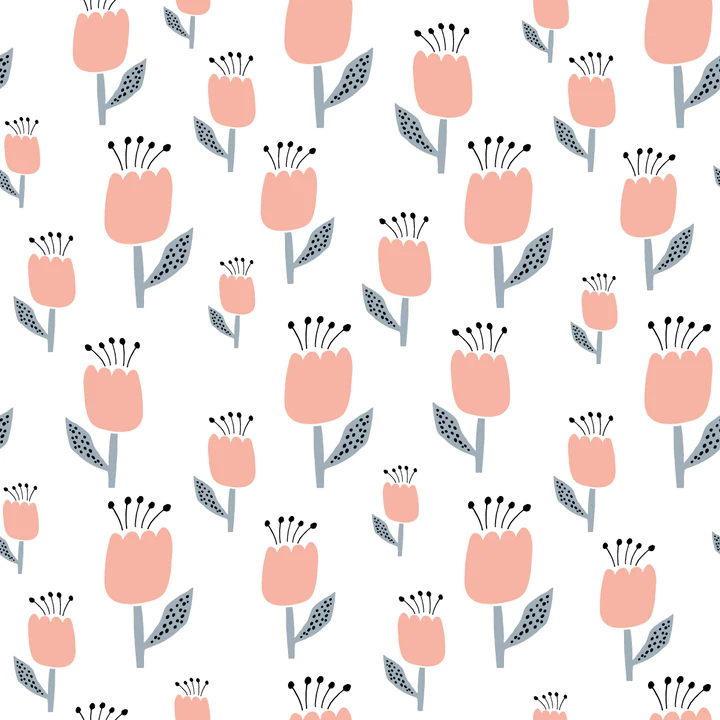 Couverture en minky - Fleur 5