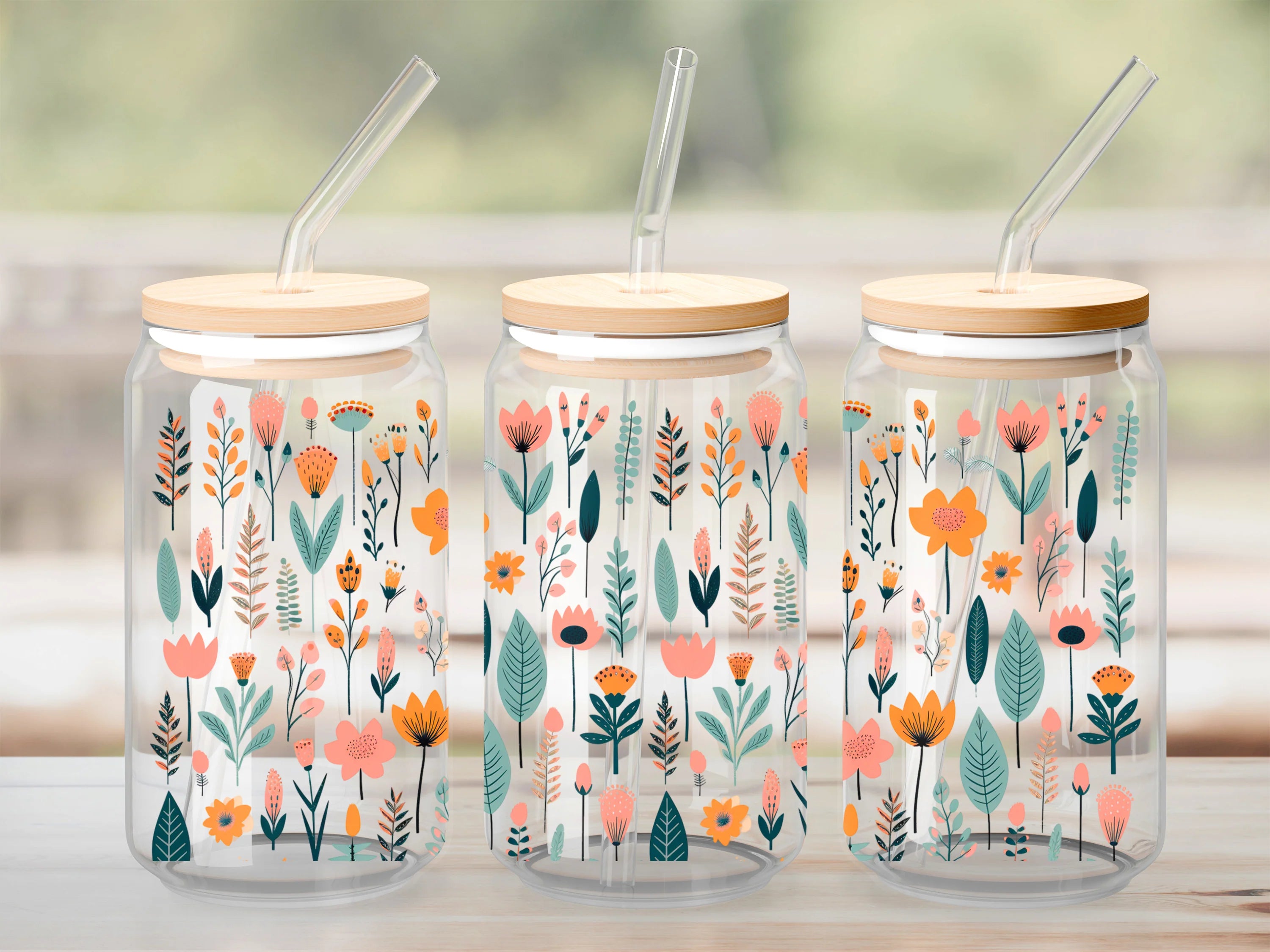 Verre - Fleur du printemps