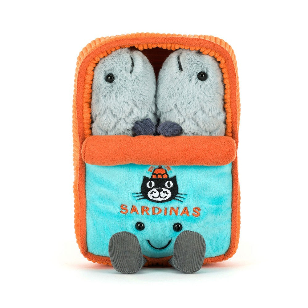 Peluche Jellycat - Amuseables boîte de sardines