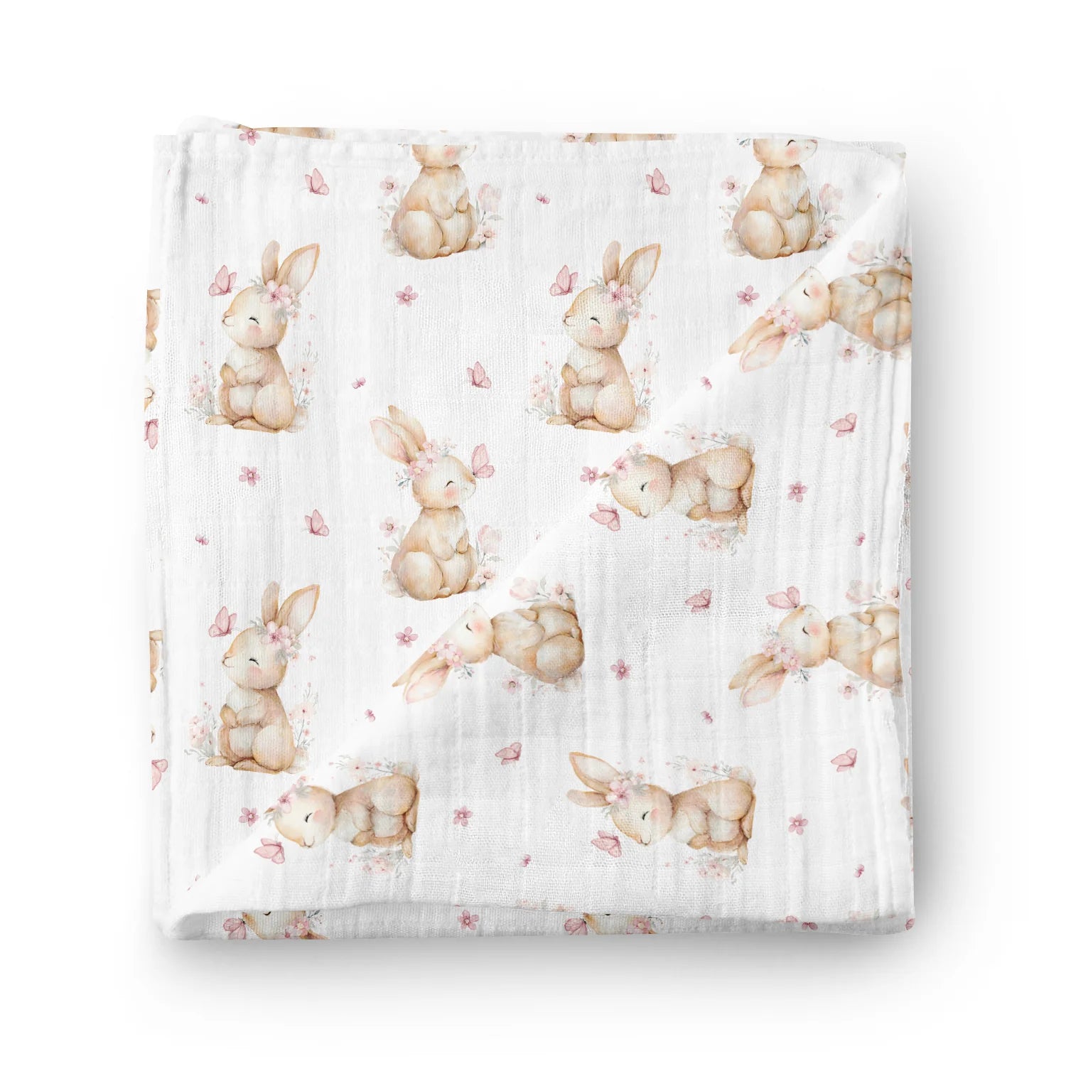 Couverture mousseline de bambou - Rosée du printemps