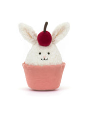 Peluche - Lapin cupcake délicat