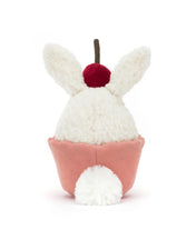 Peluche - Lapin cupcake délicat
