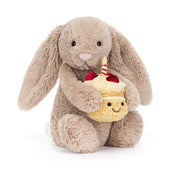 Peluche - Bashful Beige Bunny 'Birthday