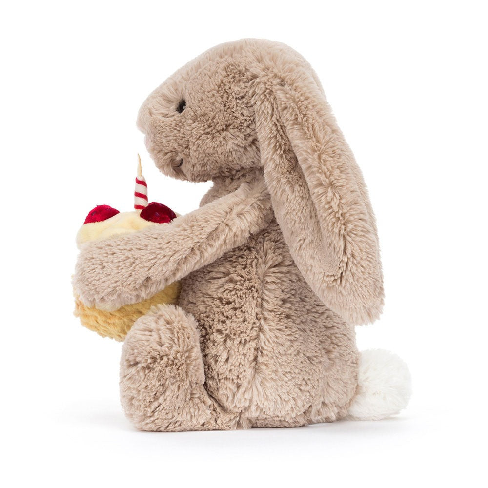 Peluche - Bashful Beige Bunny 'Birthday