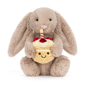 Peluche - Bashful Beige Bunny 'Birthday