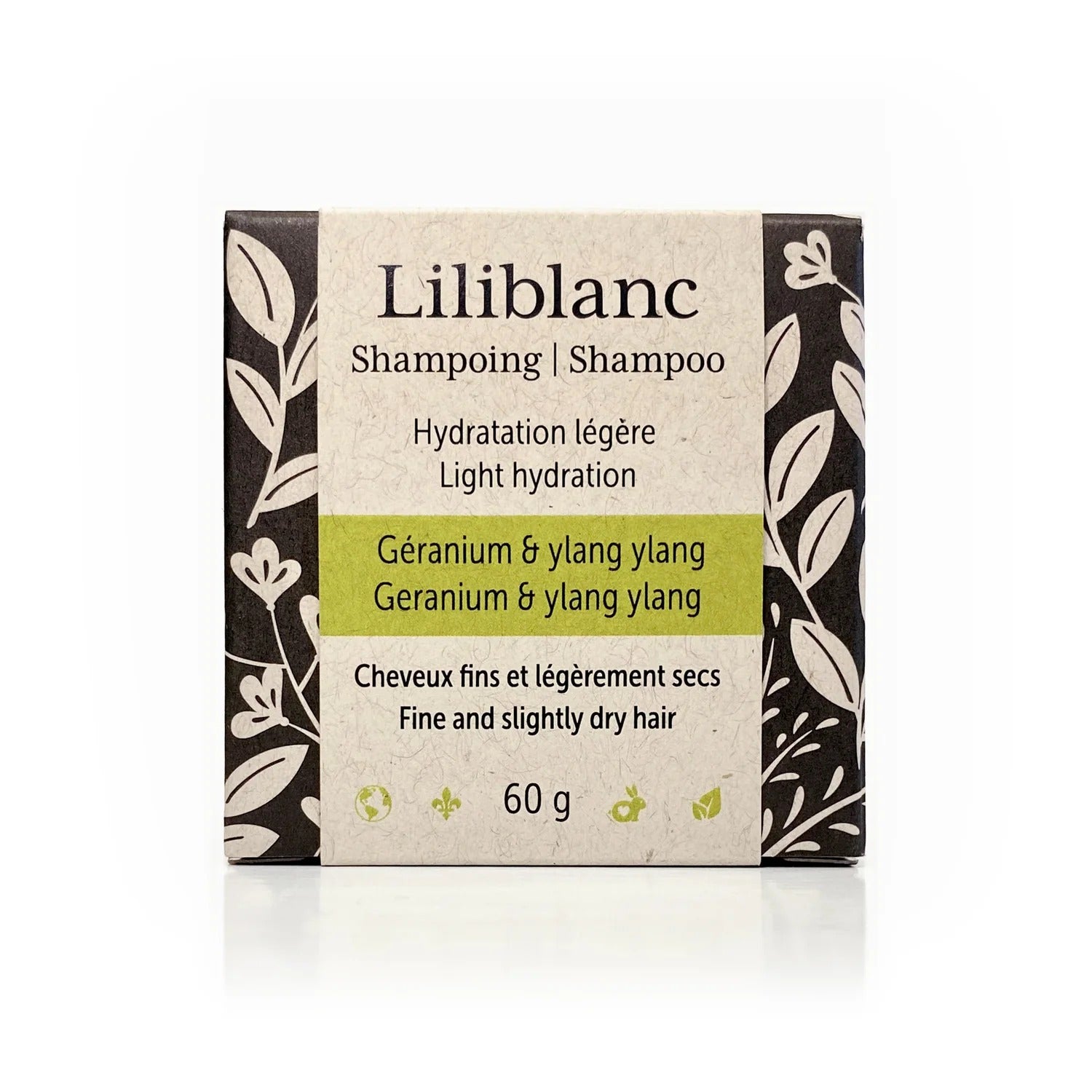 Shampoing en barre - Cheveux secs – Géranium & Ylang Ylang