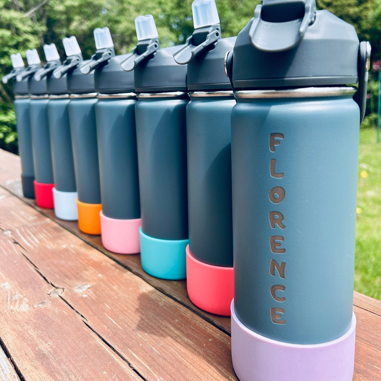 Bouteille d'eau - Corail