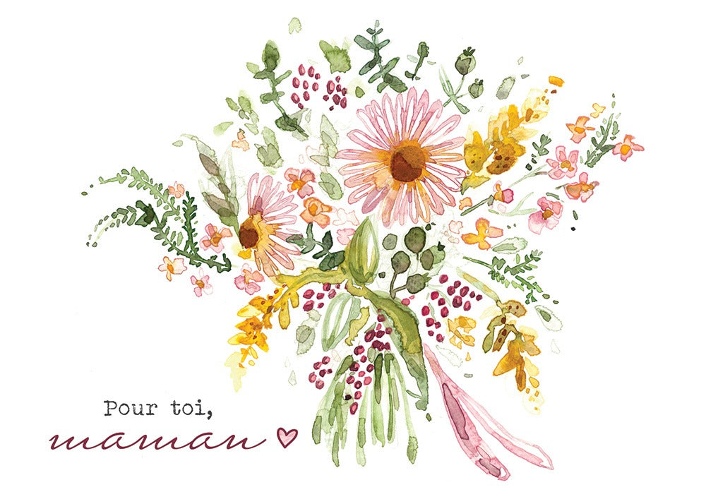 Carte de souhaits  -  Pour toi maman