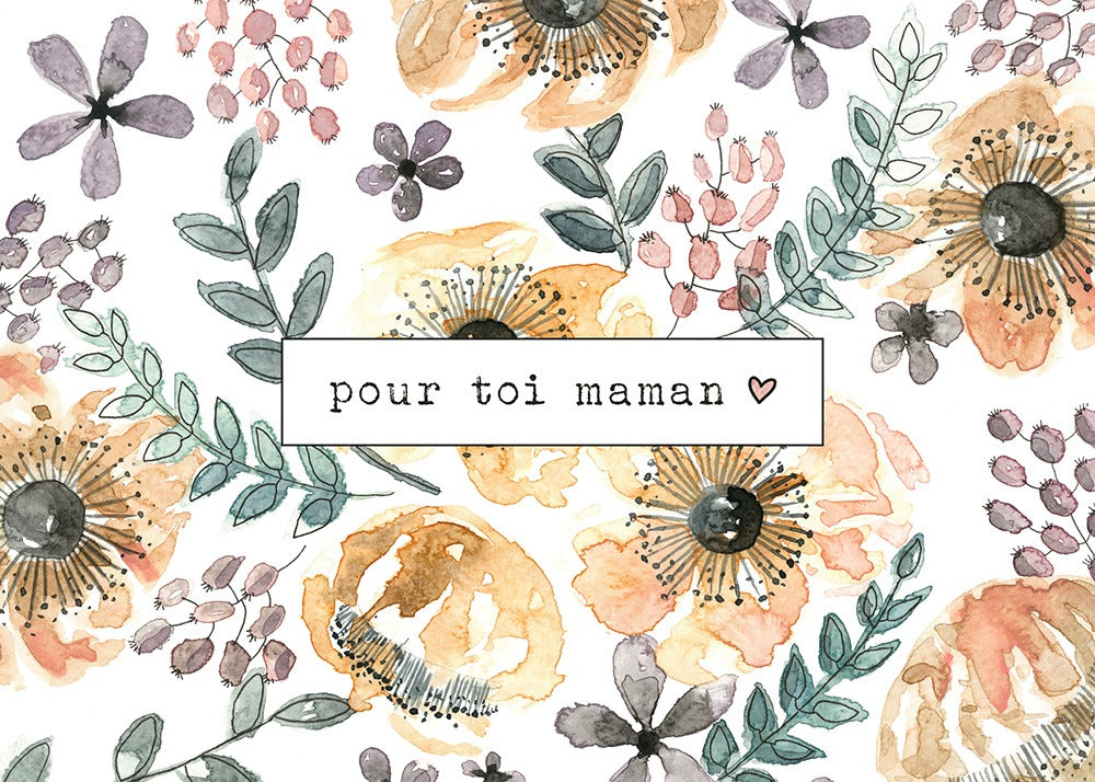 Carte de souhaits - Pour toi mamam