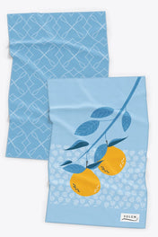 Linges à vaisselle - Les mandarines (Lot de 2)