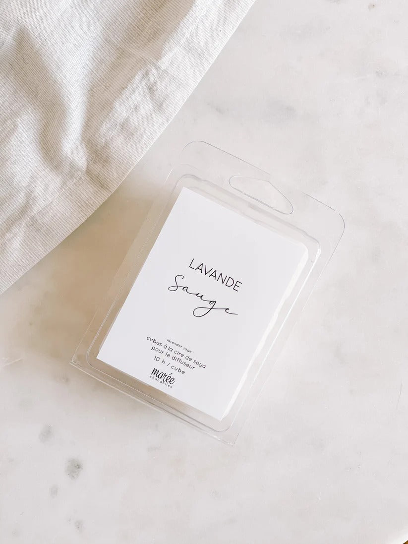 Cubes de cire - Lavande sauge
