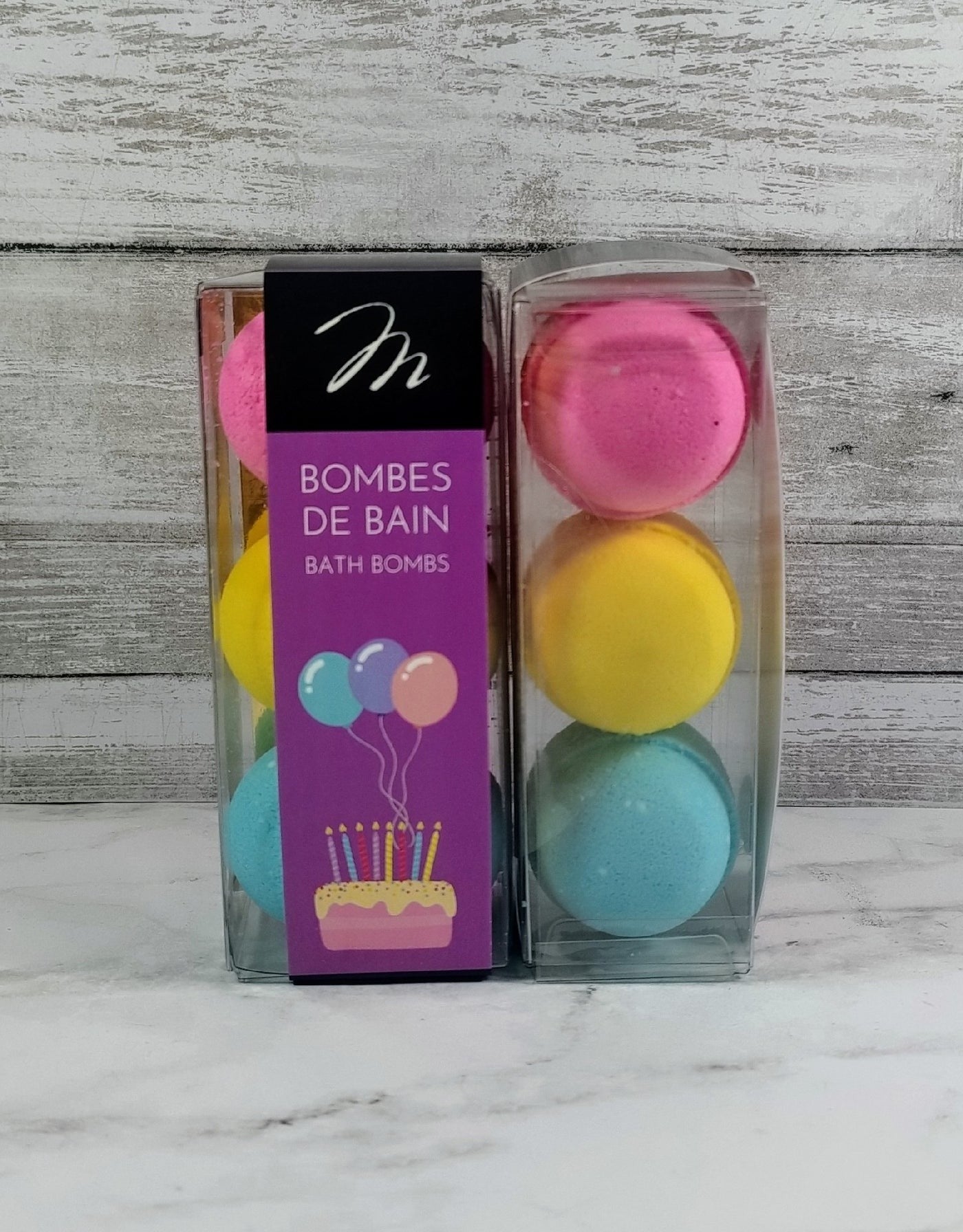 Bombes de Bain - Bonne Fête Violet (Paquet de 3)