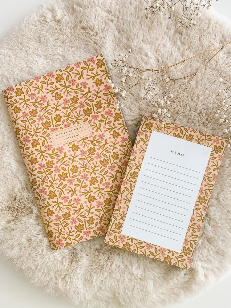 Bloc-notes - Fleurs de papier