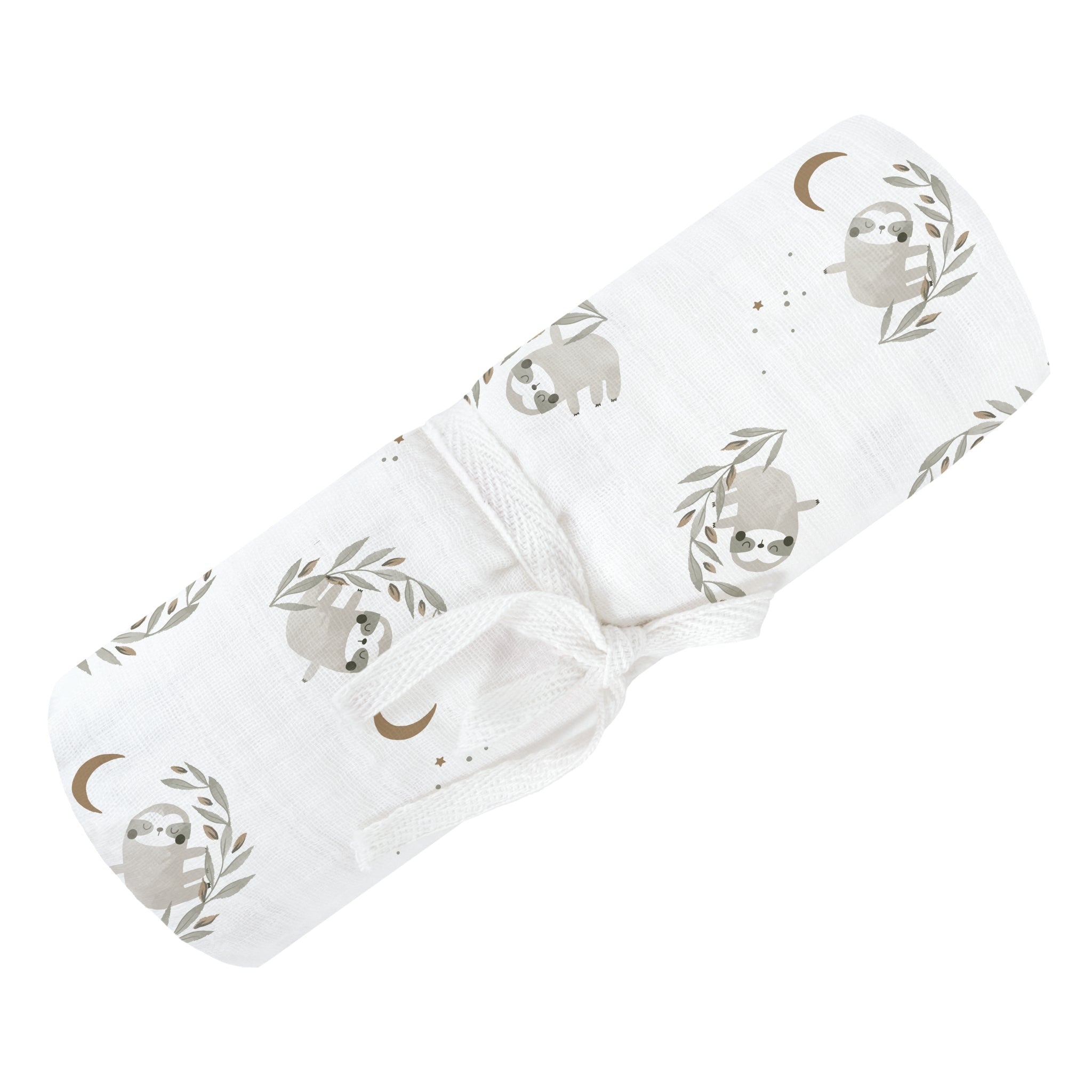 Couverture mousseline de coton - Paresseux