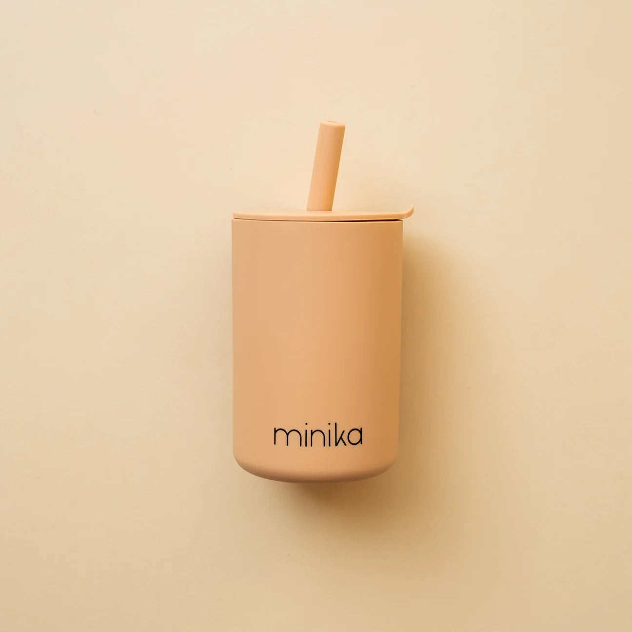 Verre avec paille et couvercle -  Natural