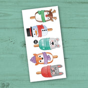 Tatouage -Gâteaux popsicles de Noël