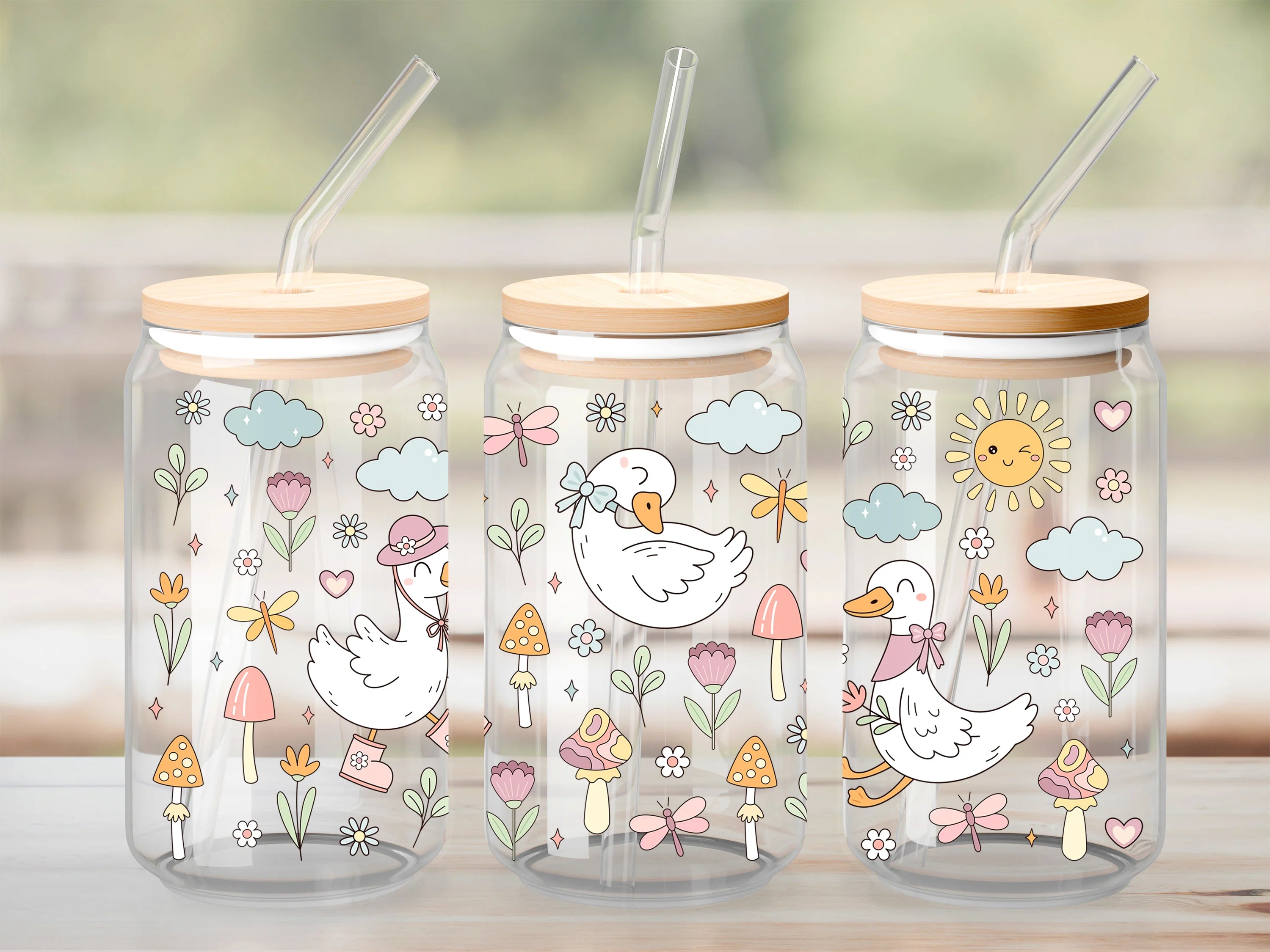 Verre - Drôle d'oies du printemps