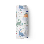 Couverture mousseline de bambou -Amours de dinos