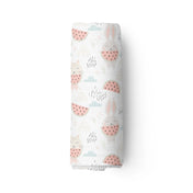 Couverture mousseline de bambou - Lapins melons
