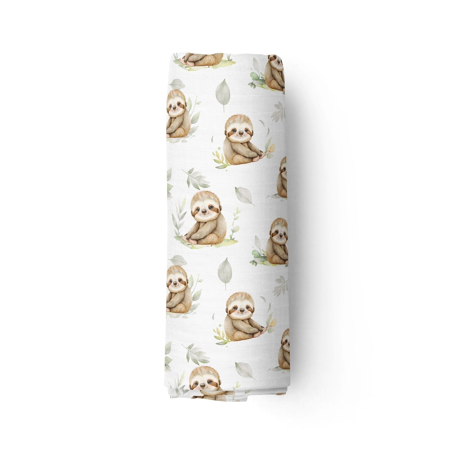 Couverture mousseline de bambou - Heureux paresseux
