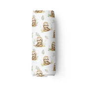Couverture mousseline de bambou - Heureux paresseux