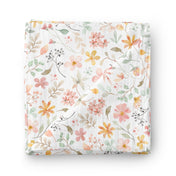 Couverture mousseline de bambou - Fleurs de soies