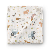 Couverture mousseline de bambou - Ma petite ferme