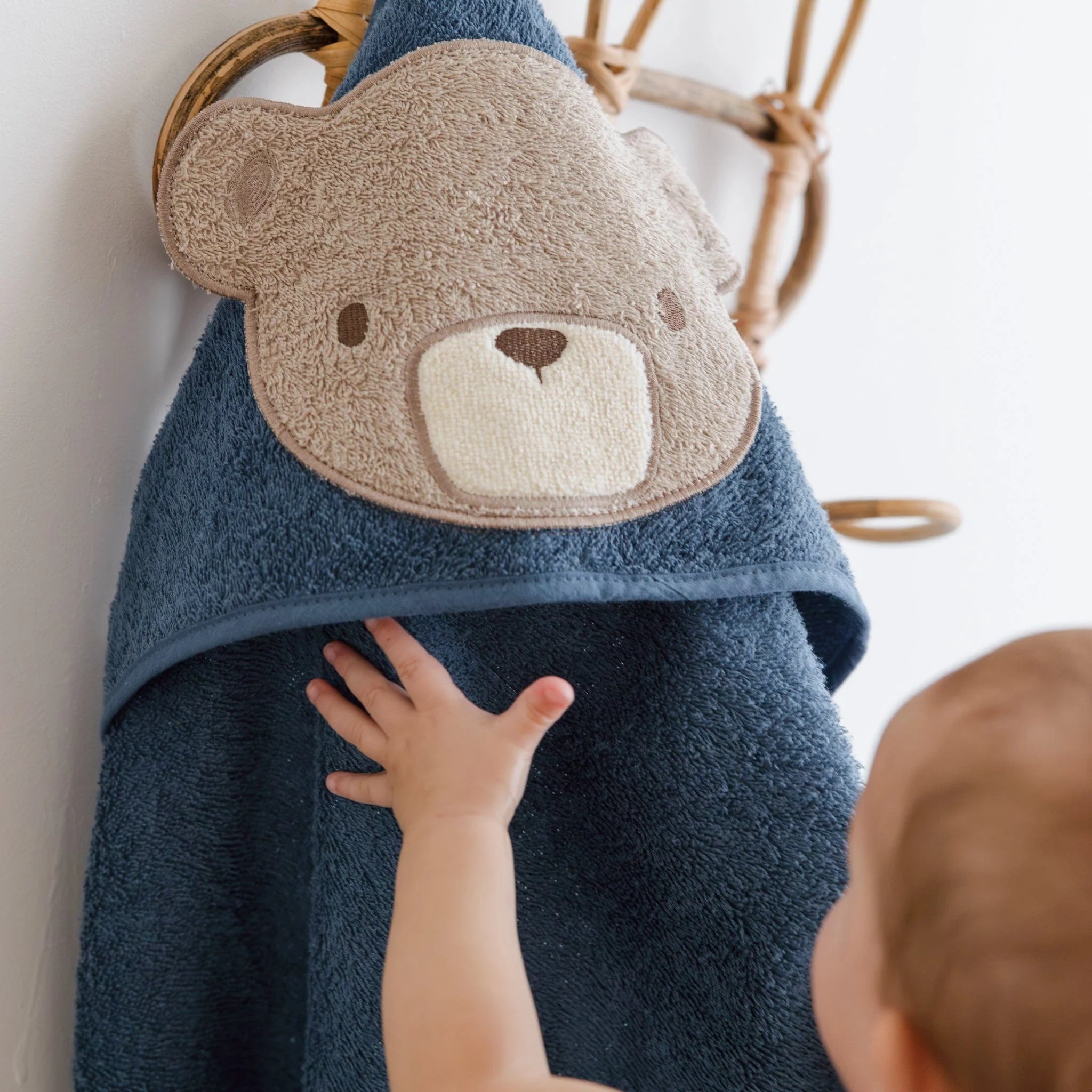 Serviette à capuchon pour bébé - Ours