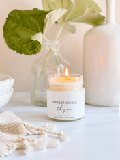Chandelle de soya - Pamplemousse et thym